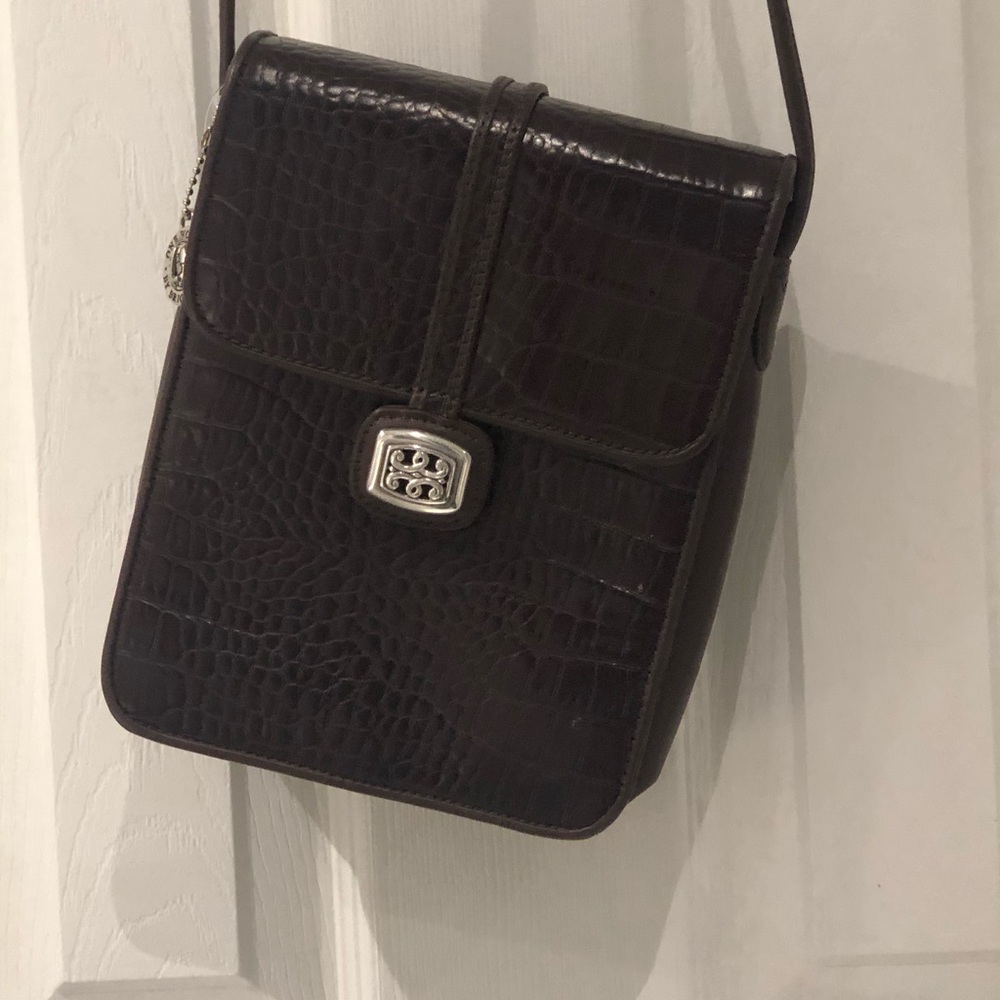 Vintage Brighton one world brown crossbody bag